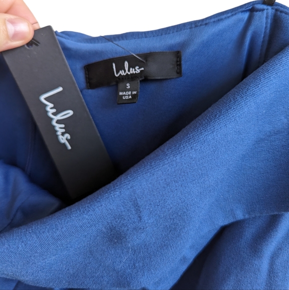 Lulu's Season of Fun Off the Shoulder Skater Dress - Picture 9 of 9